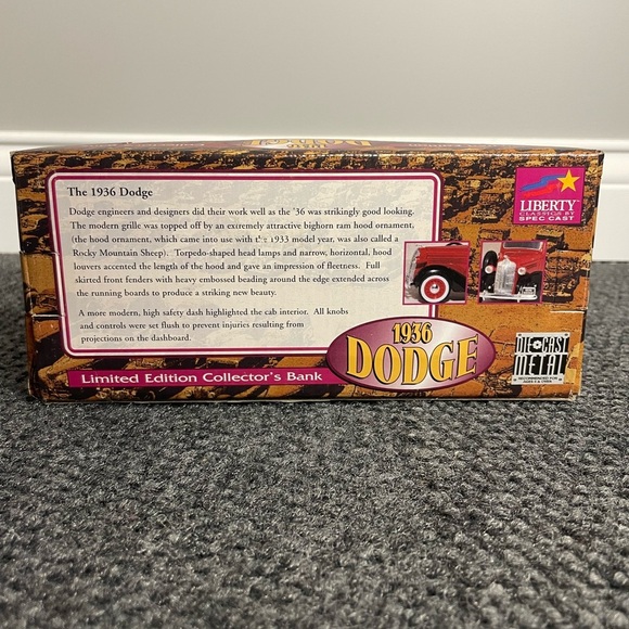 Liberty Classics Die Cast 1936 Dodge Truck Model Toy NEW Sealed Limited Edition - Picture 3 of 5